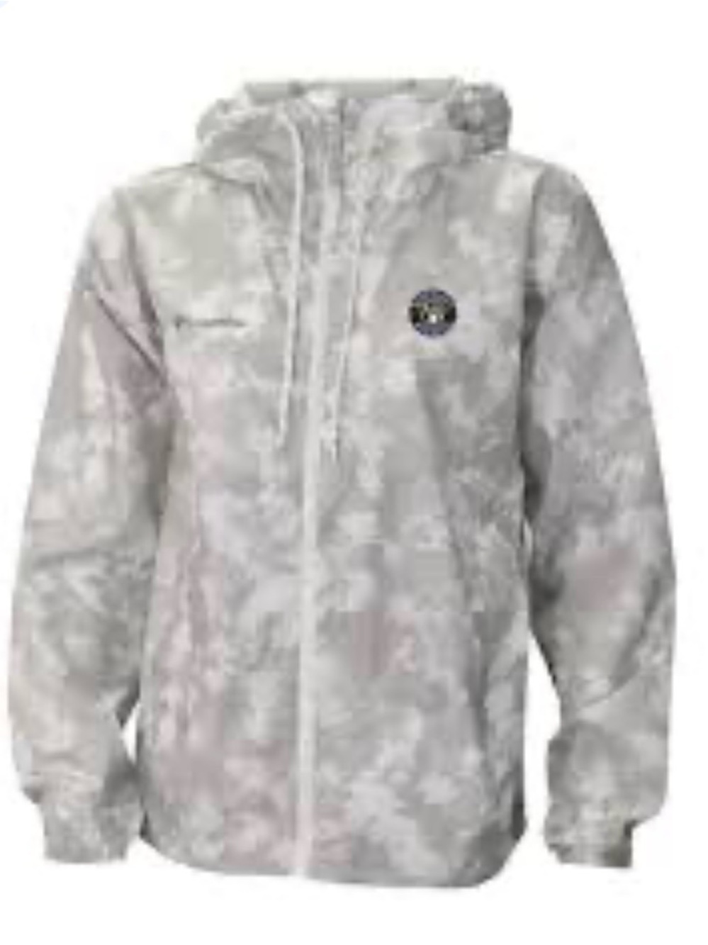 Columbia Light Gray Camo Hooded Jacket